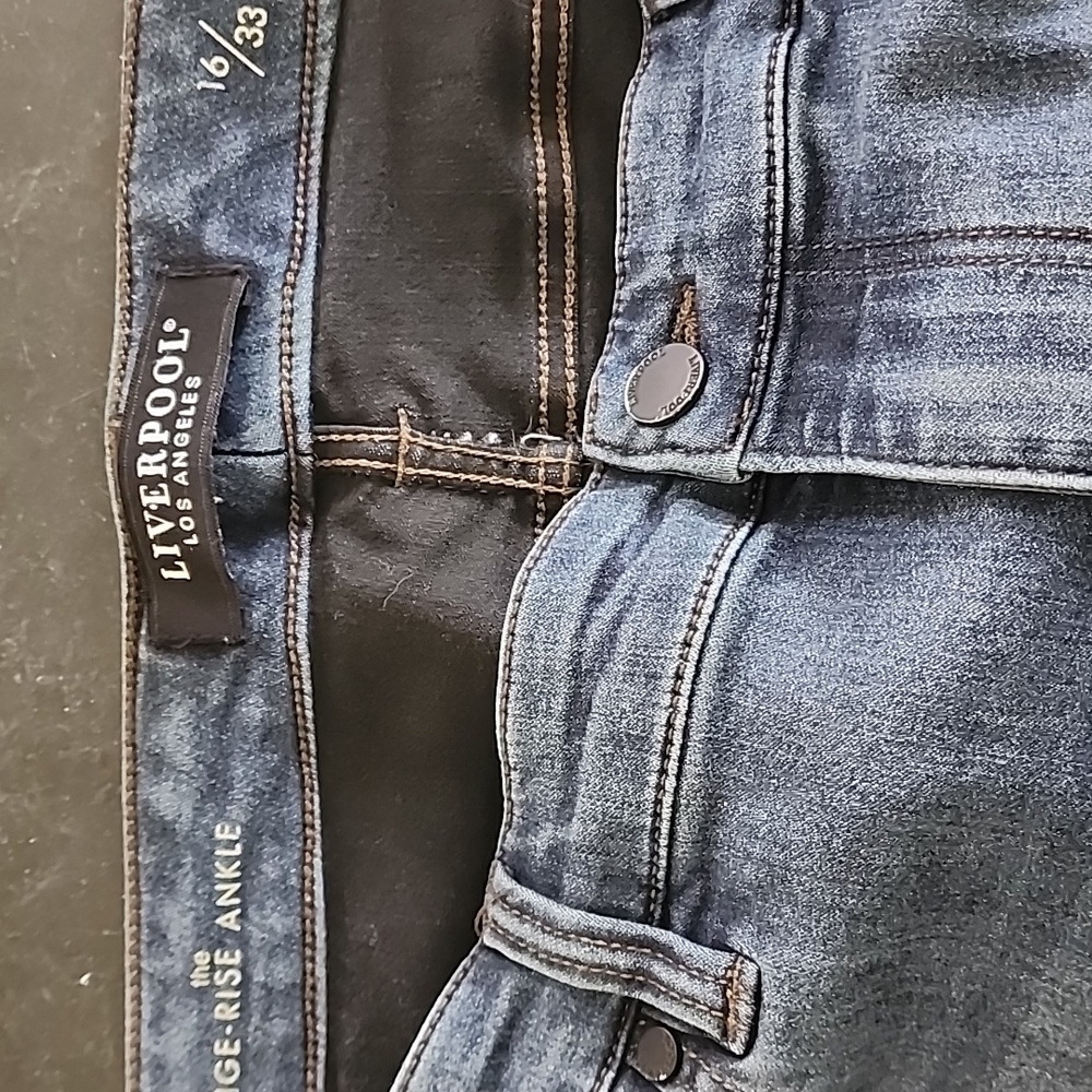 Liverpool Women's Deep Indigo Skinny Jeans - Picture 3 of 4